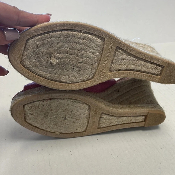 Talbots pink sling back espadrilles - Picture 6 of 6